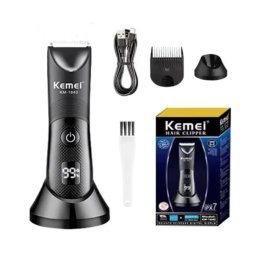 Masina de tuns Kemei KM 1840 de 6000 rpm cu stand incarcare