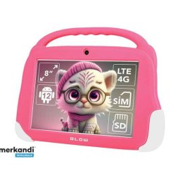 Tableta Tableta KidsTAB8 4G BLOW 4/64GB pink case