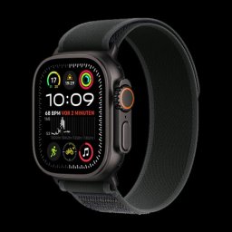 Watch Apple Watch Ultra 2 (2024) LTE 49mm Black Titanium Case with Trail Loop S/M - Black