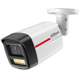 Camera IP Dahua 2MP bullet cu LED alb 50m, audio, PoE, IP67