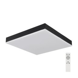 Plafonieră LED dimabilă DORO LED/24W/230V negru Globo 41594D2 + telecomandă