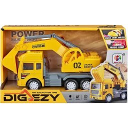 Excavator cu efecte sonore și luminoase