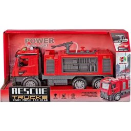 Camion de pompieri cu efecte sonore și luminoase.