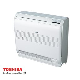Aparat de aer conditionat inverter pentru podea Toshiba Bi-flow RAS-B13J2FVG-E1 + RAS-13J2AVSG-E, 13000 BTU, 26 m², A++, R-32, Alb