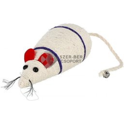 Jucărie de zgâriat pentru pisici din sisal în formă de șoarece (31 cm)