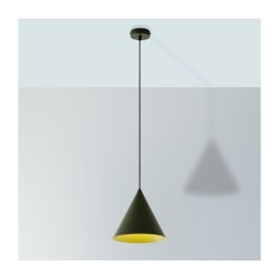 Pendul cu cablu ETNA II, 1xE27/15W/230V, Ø25 cm, verde