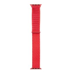 Curea ceas Textil Tactical pentru Apple Watch 1/2/3/4/5/6/SE 38/40/41mm Rosu