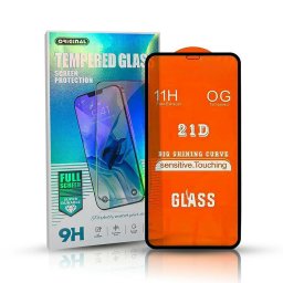 Folie Protectie Ecran OEM pentru Samsung Galaxy A40 A405, Sticla securizata, Full Face, Full Glue, 0.3mm, 5D, Neagra
