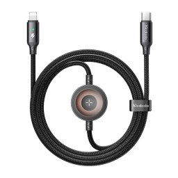 Mcdodo CA-5680 2-in-1 USB-C la cablu Lightning + încărcător Apple Watch, 36W, 1.5m