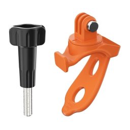 Banda de silicon flexibil Sunnylife BD892 pentru camera foto sport (portocaliu)