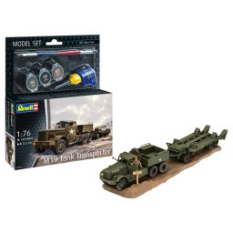 Vehicul militar revell model set m19 tank transporter scara 1:76 rev63364