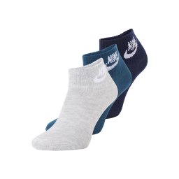 Nike Sportswear Șosete 'Everyday' bleumarin / safir / gri deschis / alb