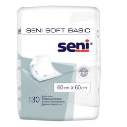 Seni Soft Basic aleze igienice 60cm x60 cm 30buc/pachet