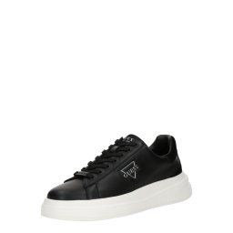 GUESS Sneaker low 'ELBAN' negru / argintiu
