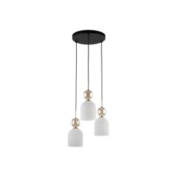 Lustră pe cablu SOPHIA 3xE14/10W/230V negru/fumuriu/bej/alb
