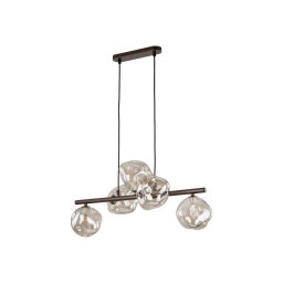 Lustră cu cablu LAVA 5xG9/8W/230V bronz/bej fumuriu