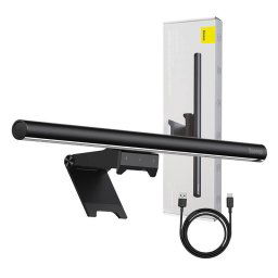 Lampă cu monitor Baseus i-Wok 2 cu panou tactil (negru)