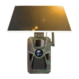 Camera video de vanatoare OEM FK-HC10-EU, Cu panou solar, IR 20m, 14 MP