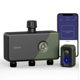 Sistem de irigare pentru grădină – 3 ieșiri – Bluetooth + Hub BT/WiFi