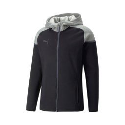 PUMA Hanorac 'TeamCUP' gri / gri închis / negru