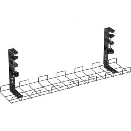 Organizator cabluri sub birou 0.6m Negru, InLine IL23190G