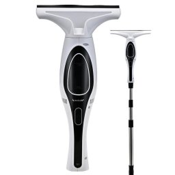 Aspirator geamuri Attractive Luna 100 Pro, Baterie Li-ion 2AH, 50 ml, Autonomie pana la 30 min, Alb/Negru