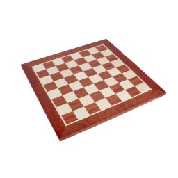 Tabla de sah -lemn mahon, 48 x 48 cm, patrat 50 mm (cu sau fara notatie)