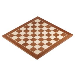 Tabla de sah lemn mahon, 41 x 41 cm, patrat 40 mm