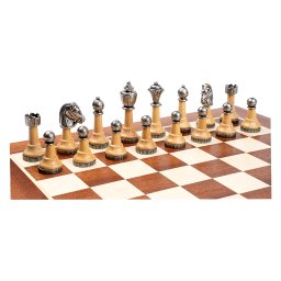 Set sah clasic Italfama cu tabla de sah din lemn de mahon