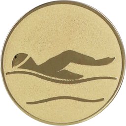Emblema medalie cupa simbol Inot 25mm, aurie