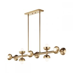 Candelabrul Palta KL-PALTA-LP10-CPZ, 10xE14, L1219cm, bronz