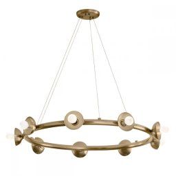 Candelabrul Palta KL-PALTA9-CPZ, 9xE14, D87,6cm, bronz