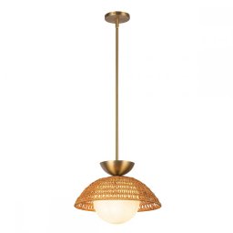 Pendul Perth ALM-PERTH-P-GD, 1xE27, D37,5cm, auriu