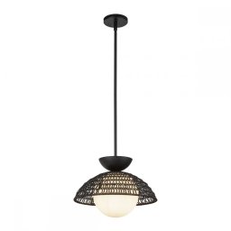 Pendul Perth ALM-PERTH-P-BK, 1xE27, D37,5cm, negru