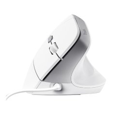 Mouse Bayo II – Mouse ergonomic vertical, USB, optic 2400 DPI, 6 butoane + scroll, alb