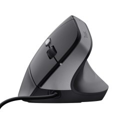 Mouse Bayo II – Mouse ergonomic vertical, USB, optic 2400 DPI, 6 butoane + scroll, negru