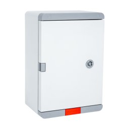 Cutie distribuție exterior IP67 ABS gri, 200x300x130 mm, placă galvanizată, IK08 - PD203013