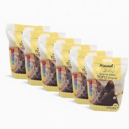 Pachet Economic Set 6 x MIAUNEL Tofu pisici Original 6 L