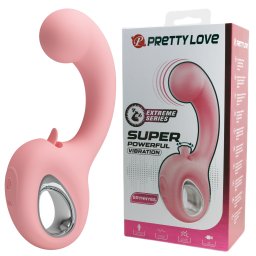 Pretty Love Erynnyes Extreme Series G-Spot Super Powerfull Vibration Dual Massager Pink