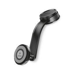 Aligator AMS07BK - Suport auto pentru telefon cu MagSafe și braț flexibil, negru