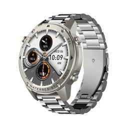 Aligator AW12SR - Ceas smartwatch GPS, 500 mAh, IP69K, argintiu