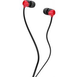 Casti SKULLCANDY Jib S2DUHZ-335, Cu Fir, In-Ear, negru-rosu