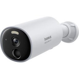 CAMERA IP Exterior Baseus B1, 2K QHD 2304 x 1296, acumulator integrat durata viata pana la 210 zile, unghi pana la 145 grade, IP67, dist. IR 30 m, tip lentila fixa 3 mm, 3 Mpx, wireless, mic, plastic, slot SD card, "S0SV002130