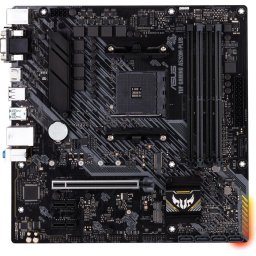Placa de baza pentru gaming Asus TUF GAMING A520M-PLUS II, mATX, AMD, PCIe, Memorie 128 GB DDR4, Socket AM4
