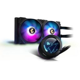 Cooler CPU GIGABYTE AORUS WATERFORCE X 240, Iluminare RGB, Negru