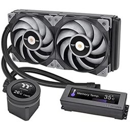 Cooler CPU Thermaltake Floe RC RGB 240 Premium Edition, 2x120mm, Negru