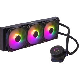 Cooler procesor Cooler MasterLiquid 360L Core aRGB, 3x 120mm, Negru