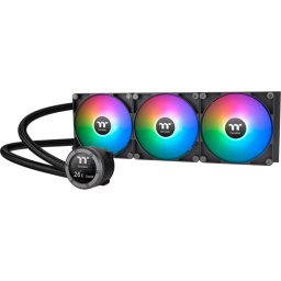 Cooler CPU AIO Thermaltake TH420, V2 Ultra ARGB Sync, Negru