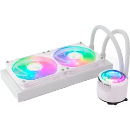 Cooler CPU Valkyrie Jarn 240 ARGB, All-in-One, racire cu apa, 2 ventilatoare, Alb