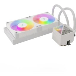 Cooler CPU Valkyrie V240 Lite ARGB, racire cu apa, 2 ventilatoare, Alb
